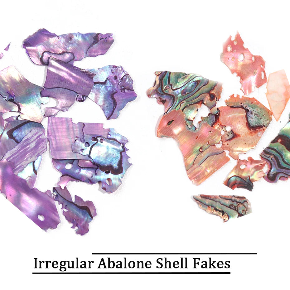 Abalone Shell Nails Stone Flakes Mermaid Gradient Fragment 3D Slices Flakes Japanese Nail Art Design Manicure Accessories LYBY