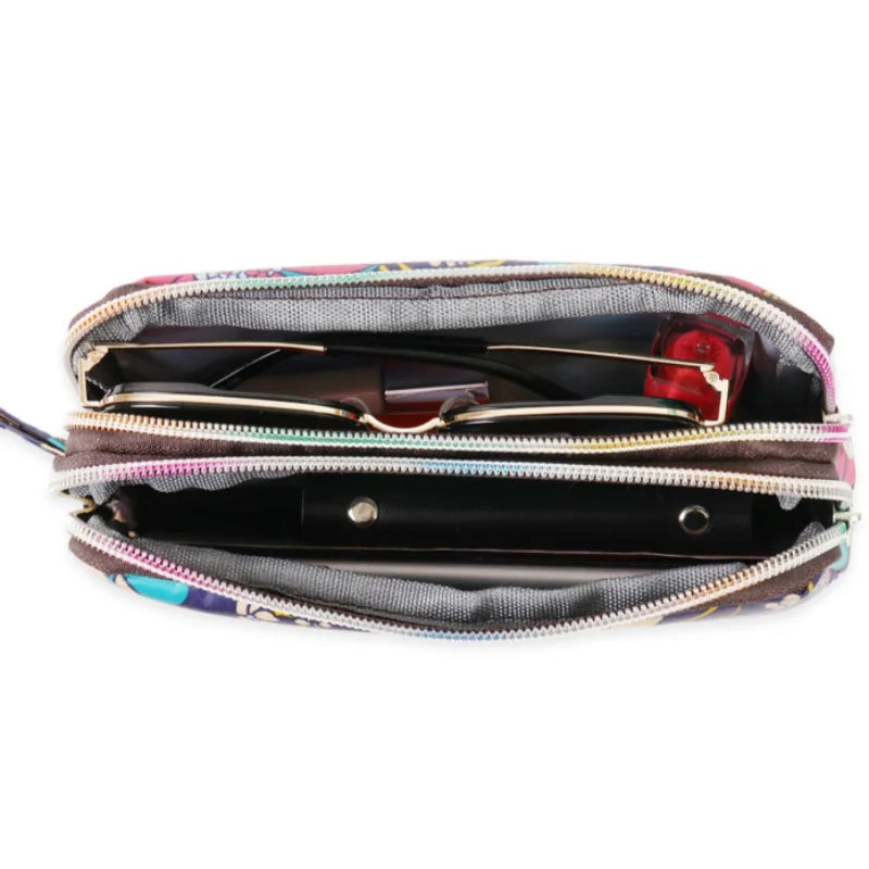 New Arrival Women's Long Wallet Fabric Coin Purse Ladies Handheld Phone Bag and Organizer Wallets