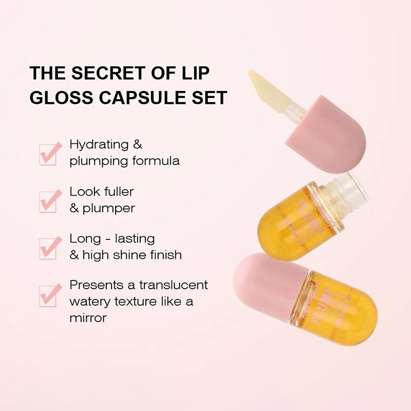 Long Lasting Lip Plumper Oil Instant Volumising Enhancer Lip Serum Collagen Lips Volume Lipgloss Sexy Cosmetic Volume Increases